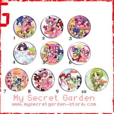 Tokyo Mew Mew ( Mew Mew Power ) 東京ミュウミュウ Anime Pinback Button Badge Set 1a or 1b ( or Hair Ties / 4.4 cm Badge / Magnet / Keychain Set )